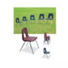 Albatross – ASPC01 Student School Plastic Chair With Steel Frame